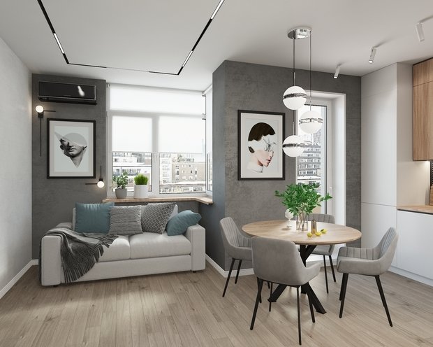 Фото из портфолио ДИЗАЙН КВАРТИРЫ У ЗАГОРОДНОГО ПАРКА – фотографии дизайна интерьеров на INMYROOM