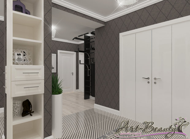 Фото из портфолио Сдержанность в серых тонах – фотографии дизайна интерьеров на INMYROOM
