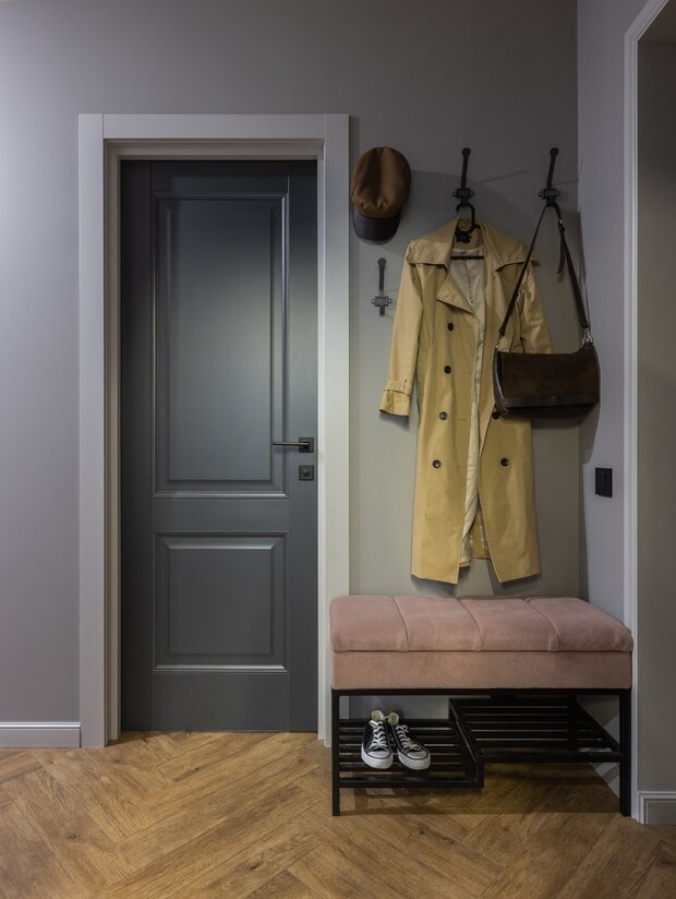 Фотография: Прихожая в стиле Прованс и Кантри, Современный, Эклектика, Винтажный, Квартира, Проект недели, Монолитный дом, 3 комнаты, 60-90 метров, Уфа, Надежда Токарева – фото на INMYROOM