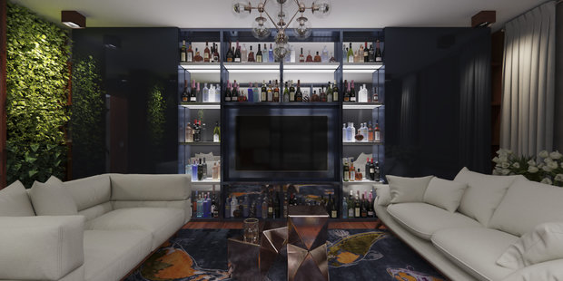 Фотография: Гостиная в стиле Эклектика, Минимализм, Квартира, Проект недели – фото на INMYROOM