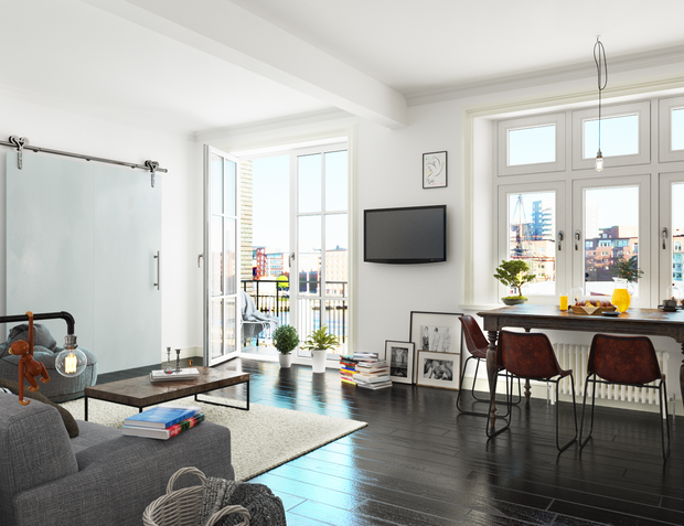 Фото из портфолио Светлая квартира – фотографии дизайна интерьеров на INMYROOM