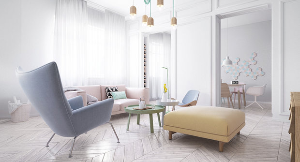 Фото из портфолио Скандинавское утро – фотографии дизайна интерьеров на INMYROOM