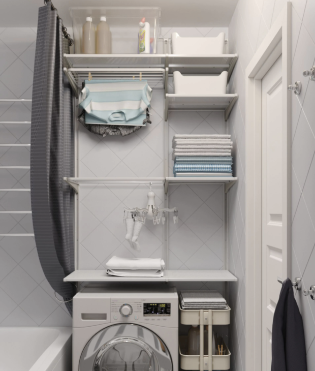 Фотография: Ванная в стиле Скандинавский, Советы, КОПЭ, Мила Колпакова, ИКЕА, КОПЭ-85 – фото на INMYROOM