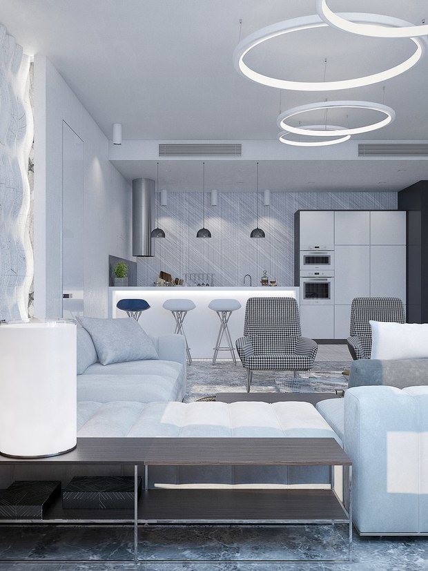 Фото из портфолио Аiriness Воздушность – фотографии дизайна интерьеров на INMYROOM