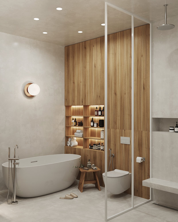 Фотография: Ванная в стиле Эклектика, Квартира, Проект недели, Санкт-Петербург, 3 комнаты, Более 90 метров, Дарья Лёхова – фото на INMYROOM