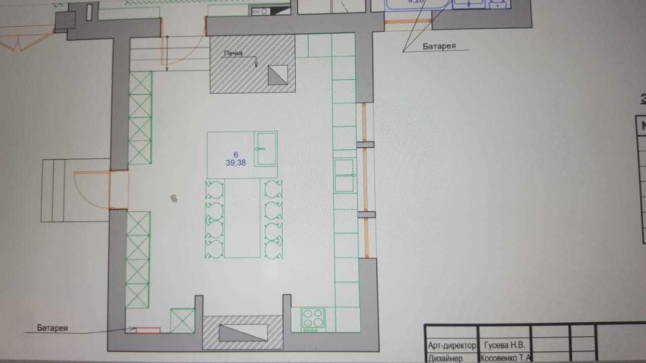 Фотография: Планировки в стиле , Кухня и столовая, Наталья Гусева, Подмосковье, Дом и дача, 40-60 метров – фото на INMYROOM Фотография: Планировки в стиле , Кухня и столовая, Наталья Гусева, Подмосковье, Дом и дача, 40-60 метров – фото на INMYROOM