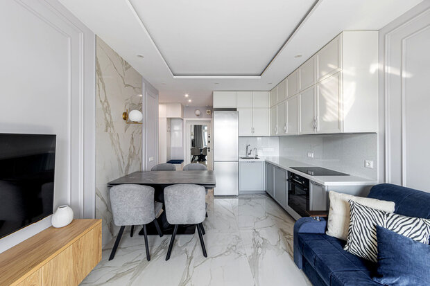 Фото из портфолио РЕМОНТ КВАРТИРЫ В ЖК ПРЕОБРАЖЕНИЕ, 44 КВ.М. – фотографии дизайна интерьеров на INMYROOM