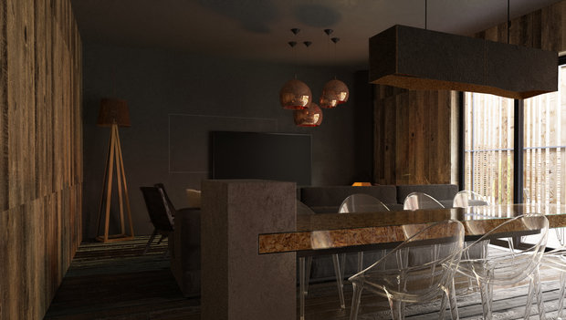 Фото из портфолио Wood-House – фотографии дизайна интерьеров на INMYROOM
