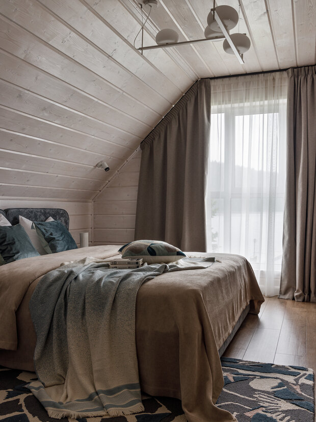 Фотография: Спальня в стиле Современный, Дом, Проект дня, Дом и дача, 4 и больше, Более 90 метров, Уфа, Лариса Байракова – фото на INMYROOM