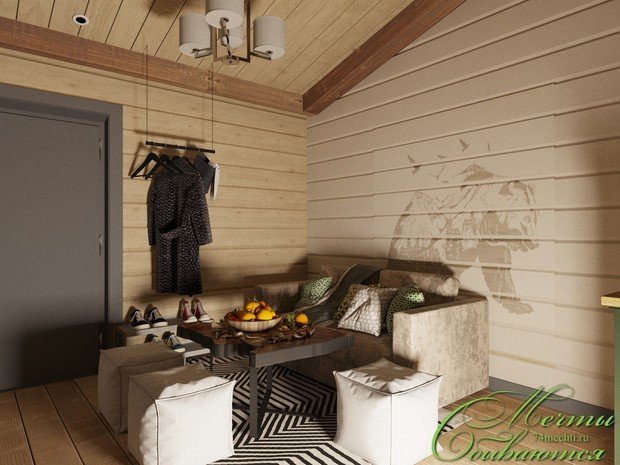 Фото из портфолио Баня как территория отдыха – фотографии дизайна интерьеров на INMYROOM