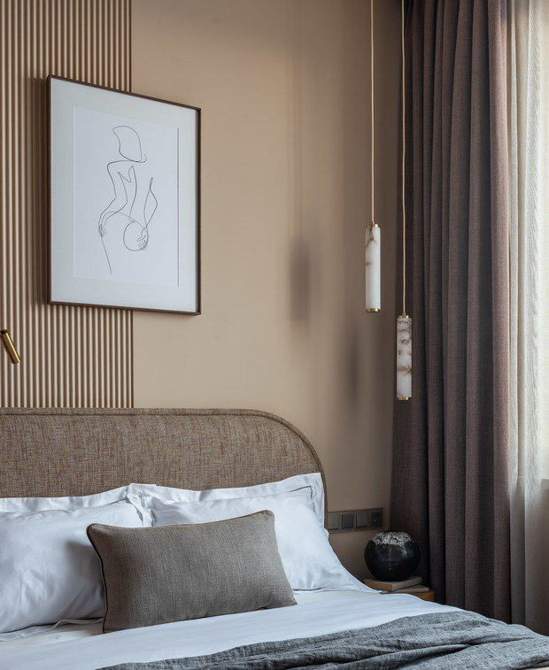 Фото из портфолио Современная квартира с нотками эко-мотивов – фотографии дизайна интерьеров на INMYROOM