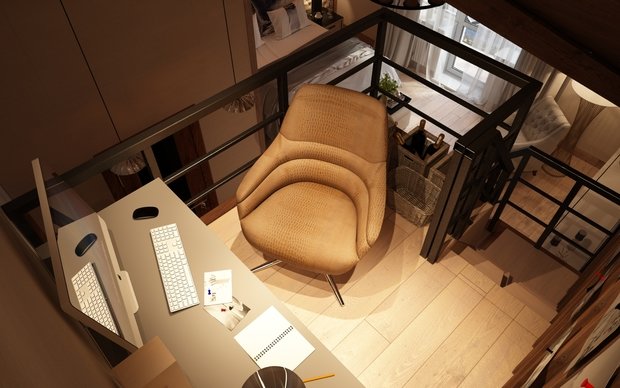 Фото из портфолио Спальная загородного дома – фотографии дизайна интерьеров на INMYROOM