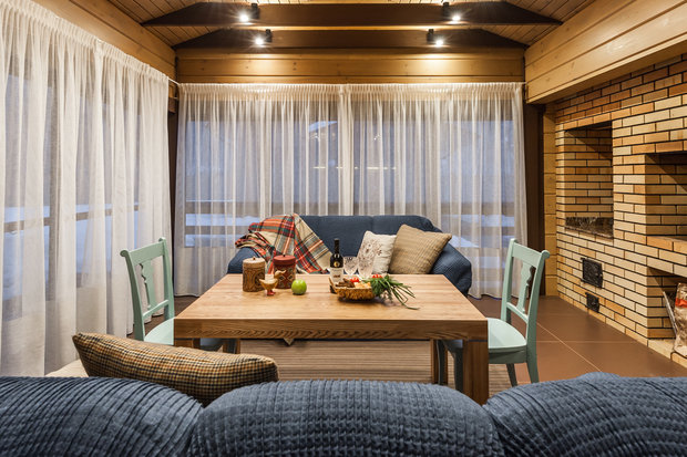 Фотография: Гостиная в стиле Эко, Прованс и Кантри, Дом, Проект недели, Дом и дача, Челябинск, 3 комнаты, Более 90 метров, Марина Кутепова – фото на INMYROOM