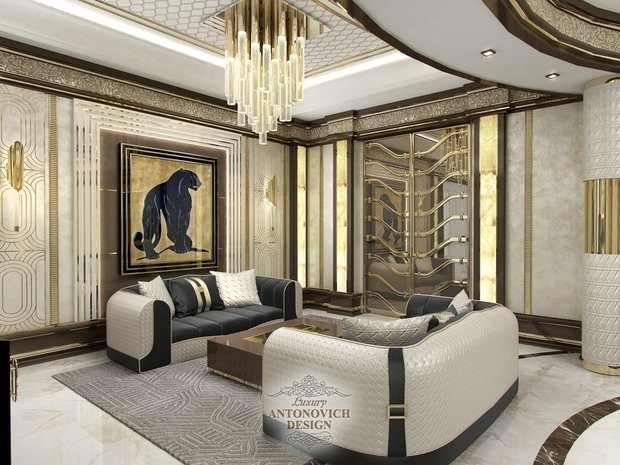 Фото из портфолио Ар деко для искушённых – фотографии дизайна интерьеров на INMYROOM