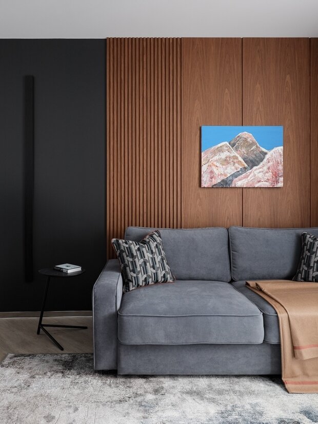 Фотография: Кабинет в стиле Современный, Квартира, Проект недели, Москва, Блочный дом, 3 комнаты, Более 90 метров, Вероника Поликаренко – фото на INMYROOM