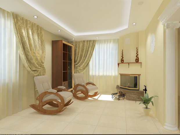 Фото из портфолио Дизайн Коттеджа – фотографии дизайна интерьеров на InMyRoom.ru