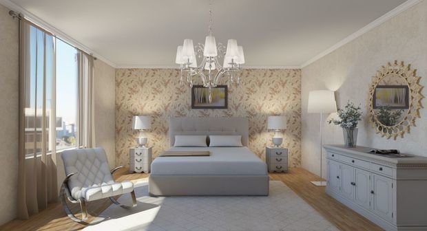 Фото из портфолио Спальня для клиентки из США – фотографии дизайна интерьеров на INMYROOM