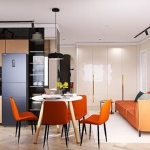 Фото из портфолио Кухня-гостиная | Томск | 2023 – фотографии дизайна интерьеров на INMYROOM