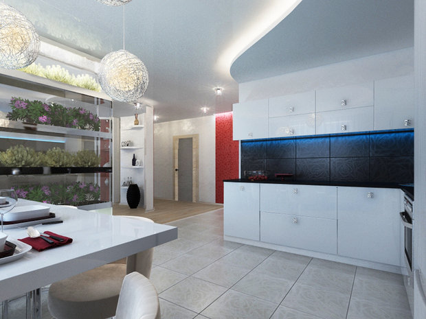 Фото из портфолио 3к.кв. в ЖК Ямайка 104 кв.м. – фотографии дизайна интерьеров на INMYROOM