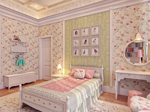 Фото из портфолио Розовый сад – фотографии дизайна интерьеров на INMYROOM