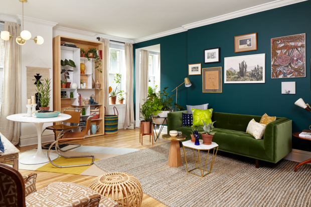 Фотография: Гостиная в стиле Эклектика, Квартира, Советы, Geberit – фото на INMYROOM