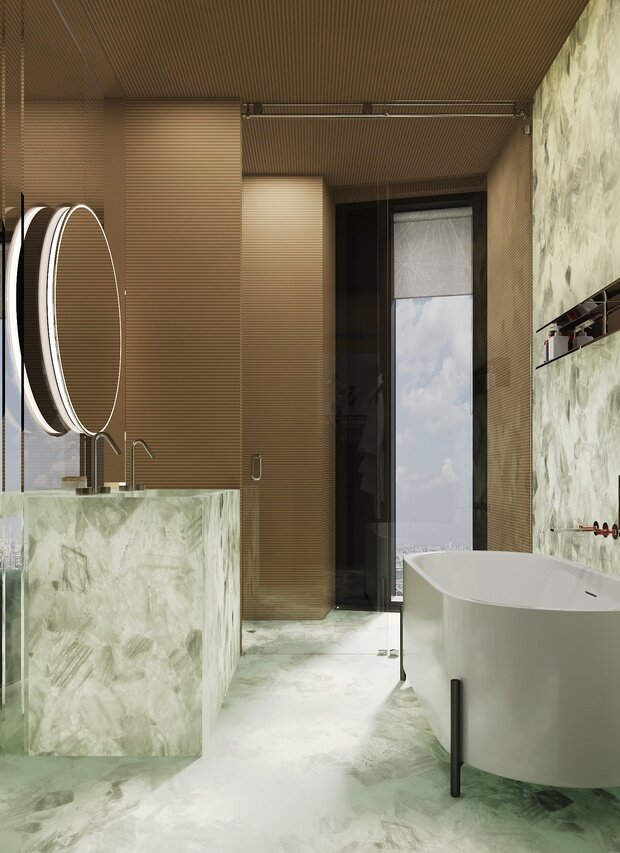 Фото из портфолио Проект квартиры для молодой пары в ЖК Capital Towers – фотографии дизайна интерьеров на INMYROOM