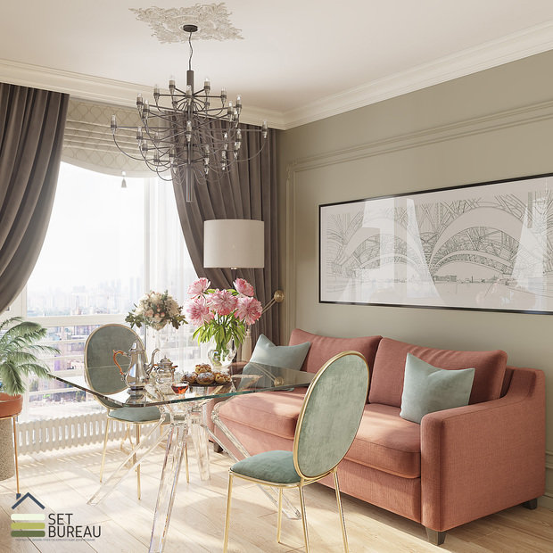 Фото из портфолио Апартаменты в Art Studio – фотографии дизайна интерьеров на INMYROOM