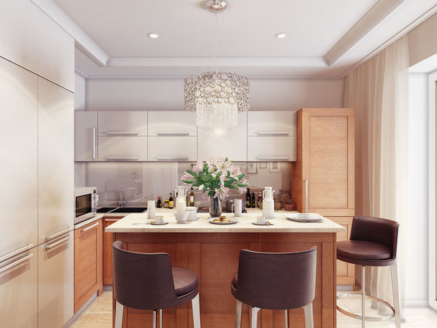 Фото из портфолио Дизайн-проект интерьера квартиры 130 кв.м. – фотографии дизайна интерьеров на INMYROOM