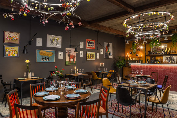 Фото из портфолио Испанский бар "Koza Tapas" – фотографии дизайна интерьеров на INMYROOM