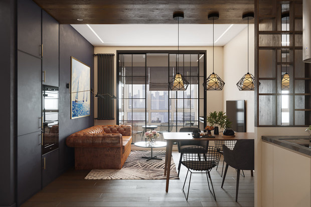 Фото из портфолио Черняховского 19 – фотографии дизайна интерьеров на INMYROOM