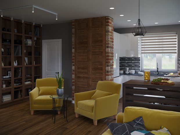 Фото из портфолио Дом 220 кв.м. – фотографии дизайна интерьеров на INMYROOM