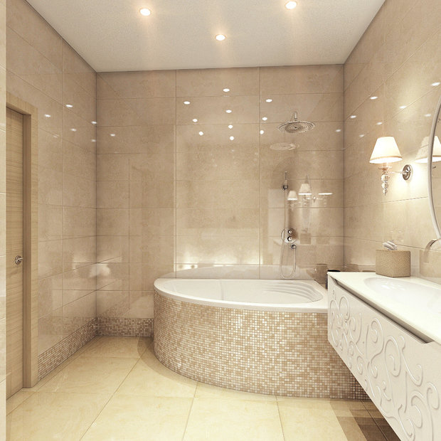 Фото из портфолио Бежевая неоклассика – фотографии дизайна интерьеров на INMYROOM