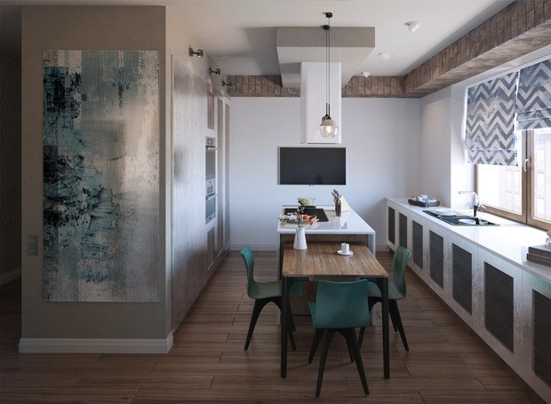 Фото из портфолио Кухня из проекта "Спокойная мечта" – фотографии дизайна интерьеров на INMYROOM