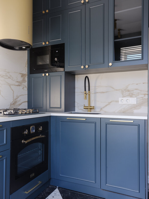 Фотография: Кухня и столовая в стиле Современный, Квартира, Проект дня, Сталинка, Кирпичный дом, 4 и больше, 60-90 метров, Санкт-Петербруг – фото на INMYROOM