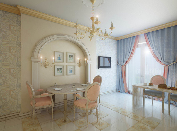 Фото из портфолио Дворянская классика – фотографии дизайна интерьеров на INMYROOM