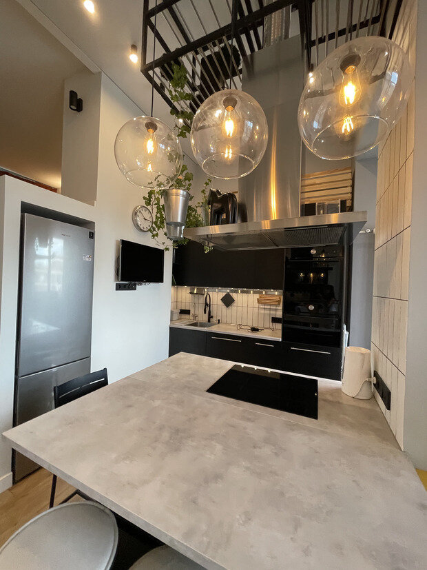 Фотография: Кухня и столовая в стиле Скандинавский, Современный, Ремонт на практике – фото на INMYROOM