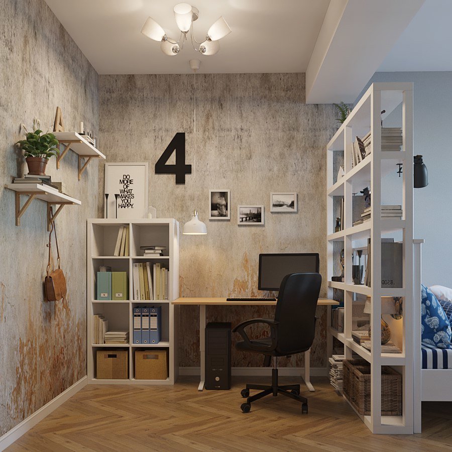 Фото из портфолио Небольшая квартира в силе Лофт+Скандинавский – фотографии дизайна интерьеров на INMYROOM Фото из портфолио Небольшая квартира в силе Лофт+Скандинавский – фотографии дизайна интерьеров на INMYROOM