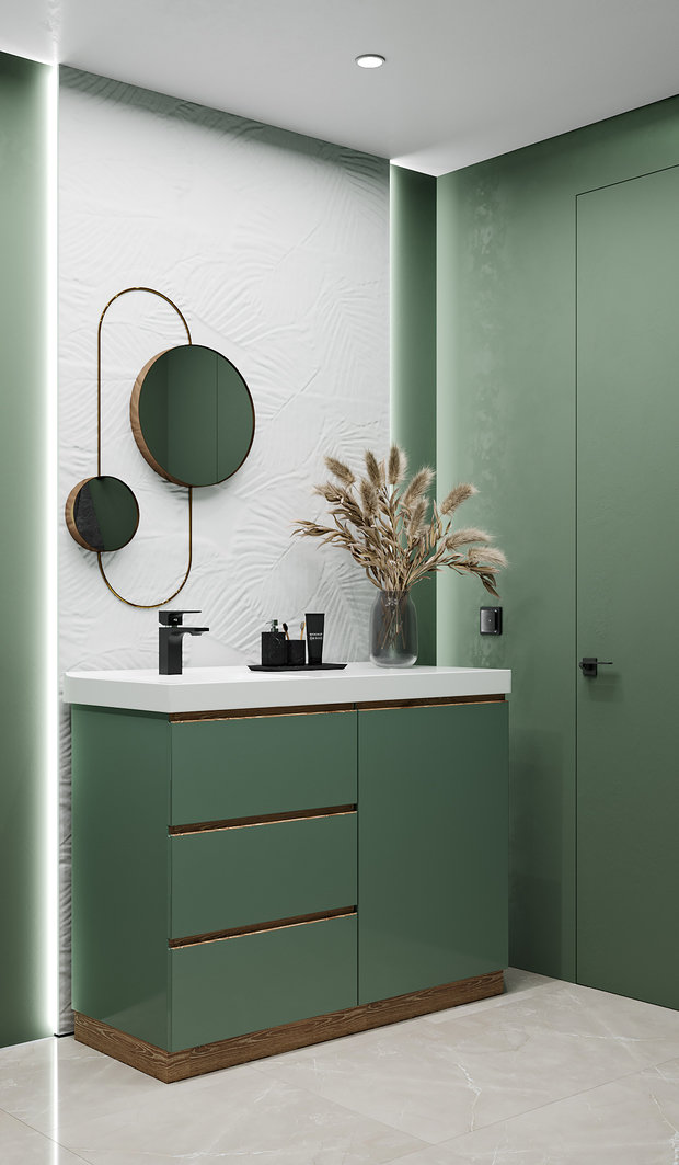 Фотография: Ванная в стиле Современный, Квартира, Проект недели, Москва, 2 комнаты, 40-60 метров, SKStudio – фото на INMYROOM