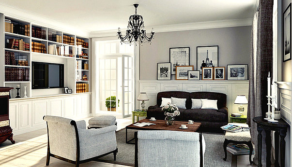 Фотография: Гостиная в стиле Прованс и Кантри, Декор интерьера, Дизайн интерьера, Цвет в интерьере – фото на INMYROOM