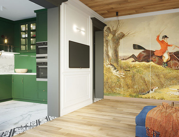 Фото из портфолио Дизайн квартиры Москва – фотографии дизайна интерьеров на INMYROOM