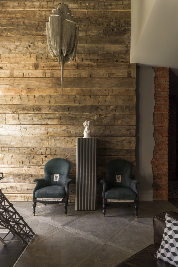 Фото из портфолио Брутальный загородный дом  – фотографии дизайна интерьеров на INMYROOM