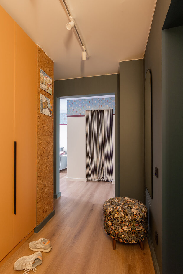 Фотография: Прихожая в стиле Современный, Малогабаритная квартира, Квартира, Студия, Проект дня, Беларусь, Монолитный дом, Блочный дом, до 40 метров, Могилев, Ольга Дубровская – фото на INMYROOM