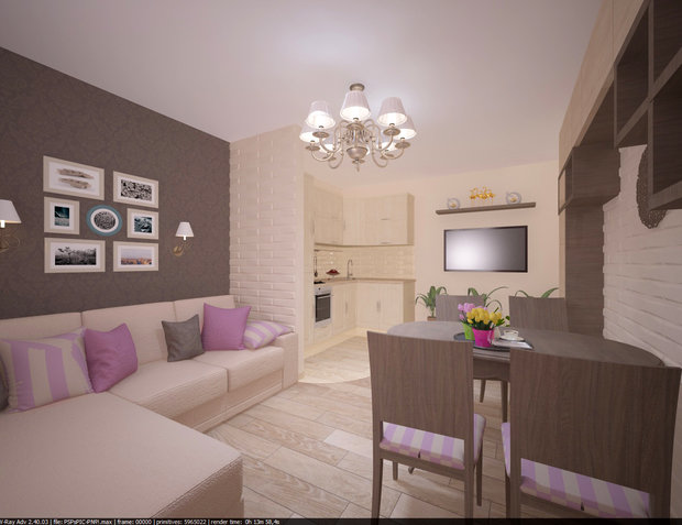 Фото из портфолио Кухня-гостиная на Тюленина – фотографии дизайна интерьеров на INMYROOM