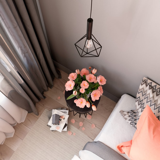 Фото из портфолио Проект спальни "bright accent" – фотографии дизайна интерьеров на INMYROOM