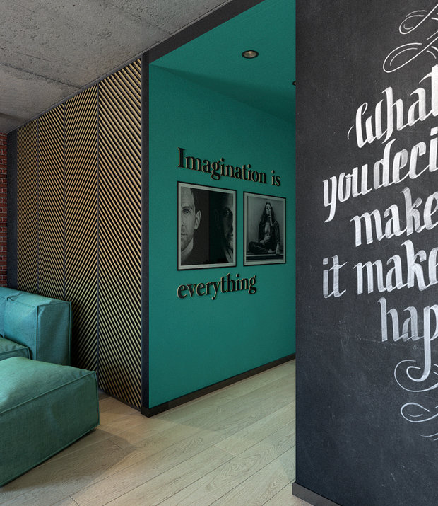 Фото из портфолио Квартира для молодой пары в Краснодаре – фотографии дизайна интерьеров на INMYROOM