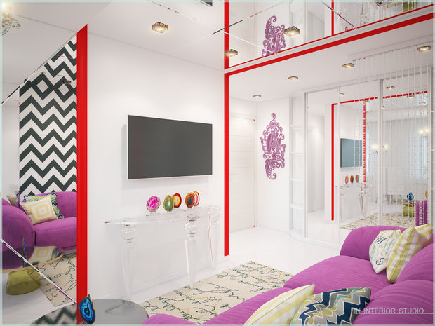 Фото из портфолио Квартира в стиле Поп-Арт – фотографии дизайна интерьеров на INMYROOM
