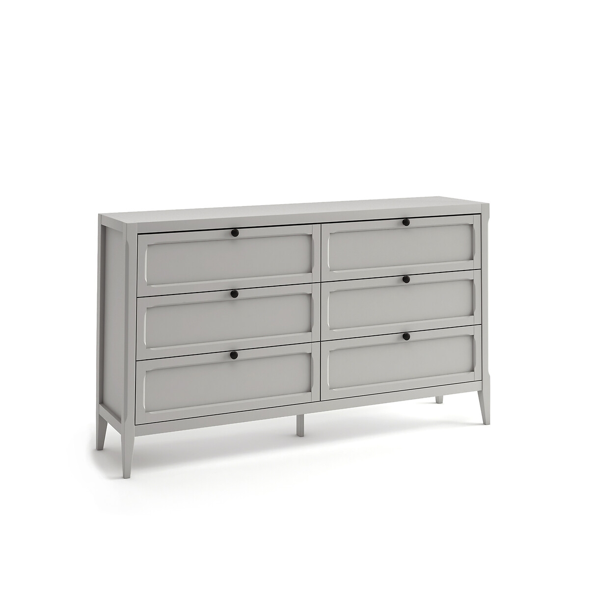 Комод с ящиками Eugnie серого цвета