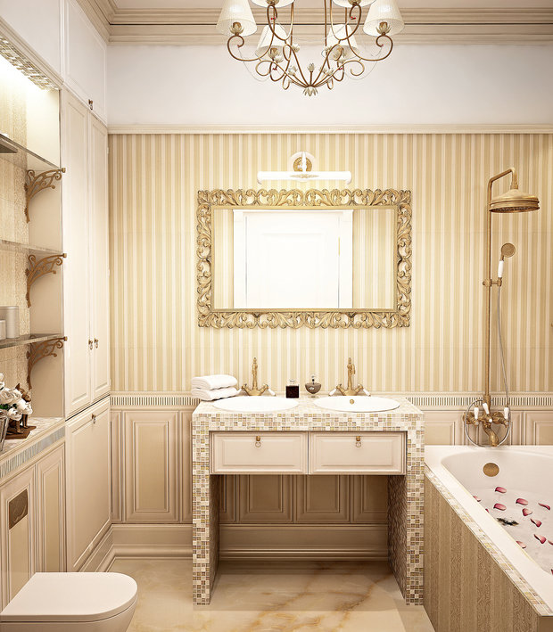 Фото из портфолио ванна дом Парусная – фотографии дизайна интерьеров на INMYROOM