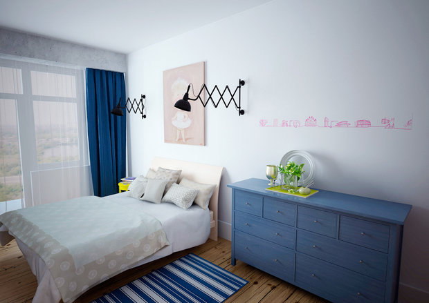 Фотография: Спальня в стиле Скандинавский, Квартира, Дома и квартиры, IKEA, Проект дня – фото на INMYROOM