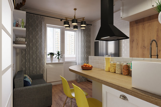 Фото из портфолио Квартира на пр. Блюхера  г. Санкт-Петербург  – фотографии дизайна интерьеров на INMYROOM